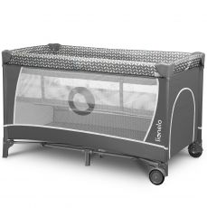 Дитячий манеж Lionelo Flower Grey Scandi